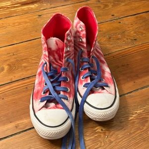 Pink Tie-dye Converse Women’s size 8
